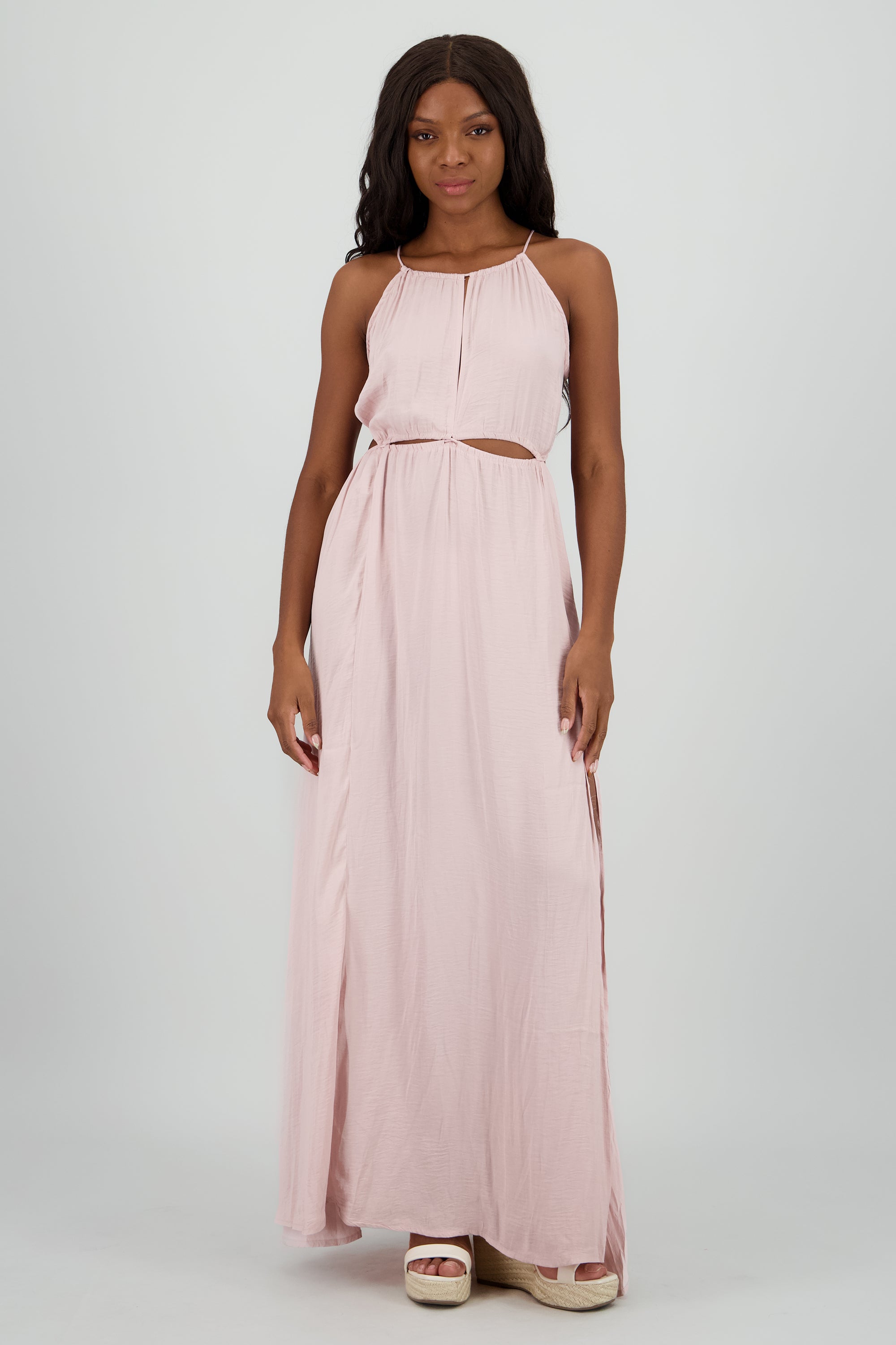Vestido halter cut outs MALVA