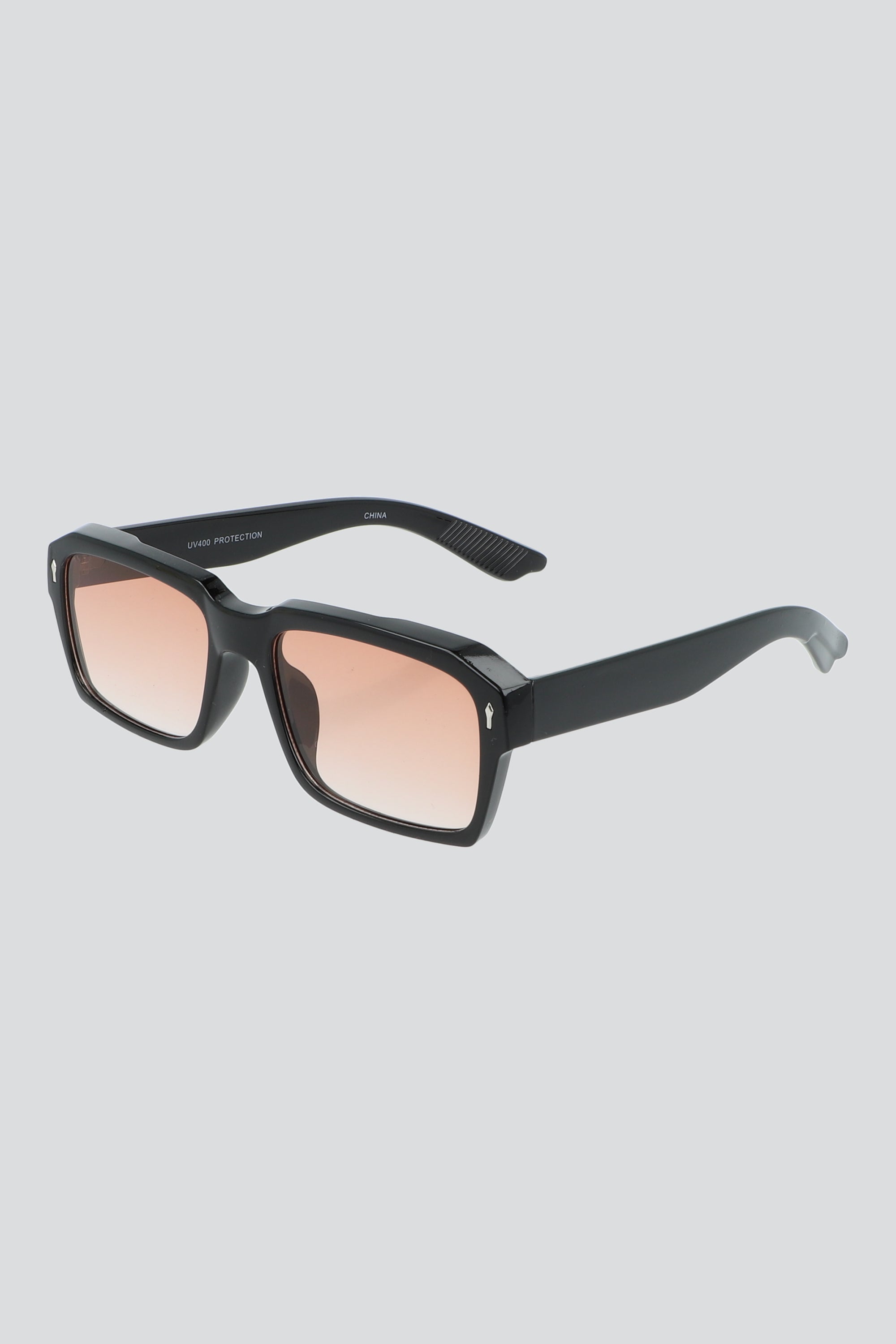Lentes retro rectangulares NEGRO COMBO