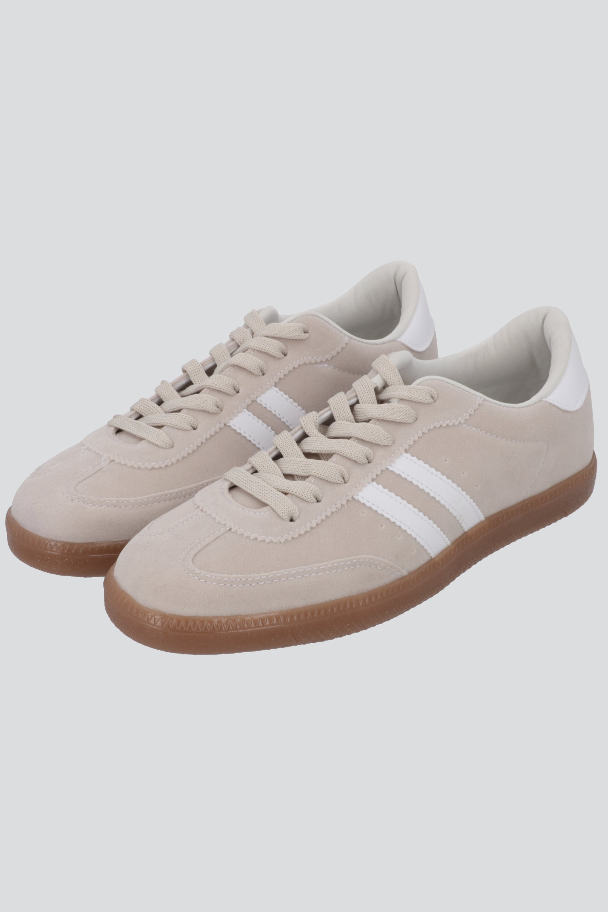 Tenis dos lineas durazno HUESO