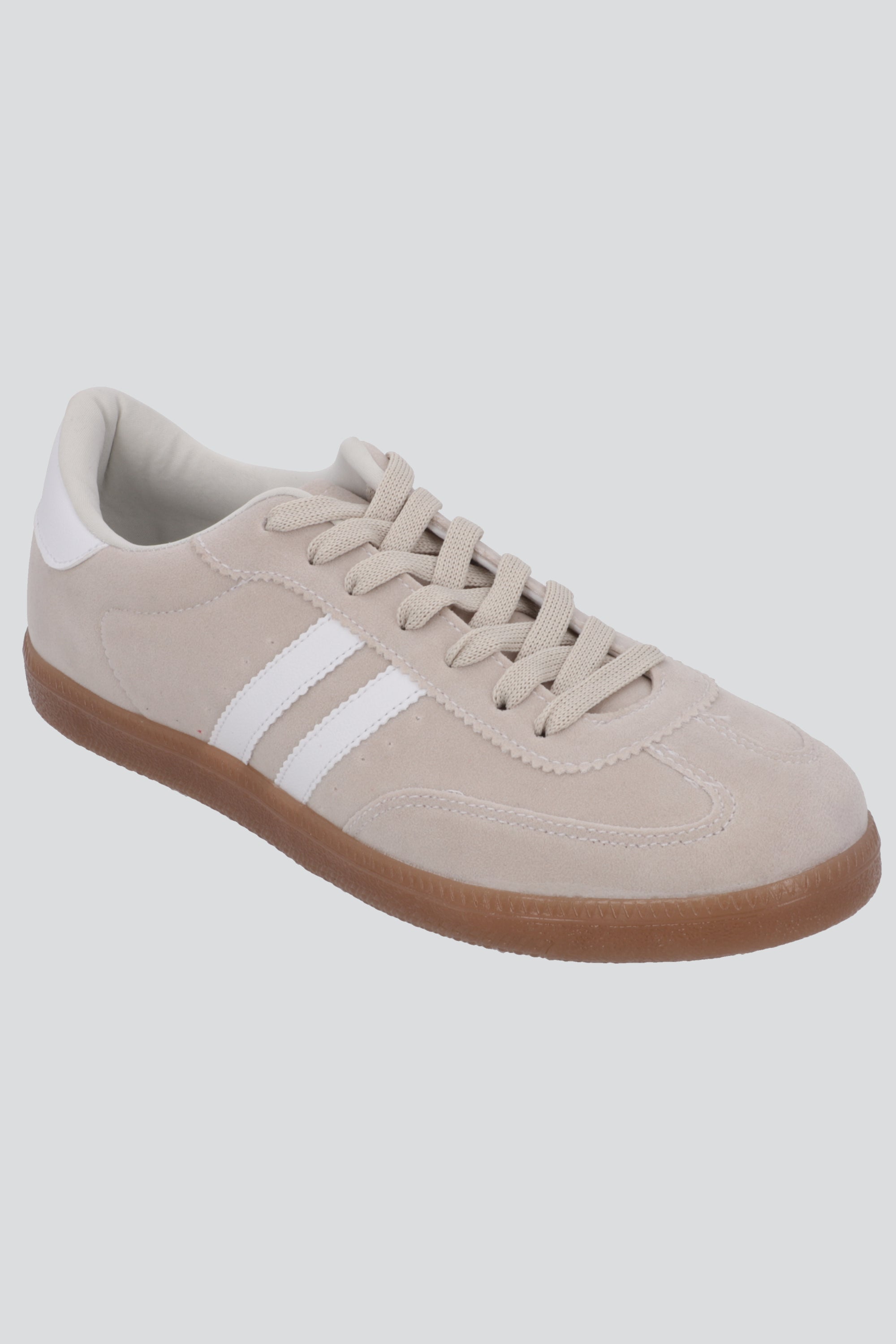 Tenis dos lineas durazno HUESO