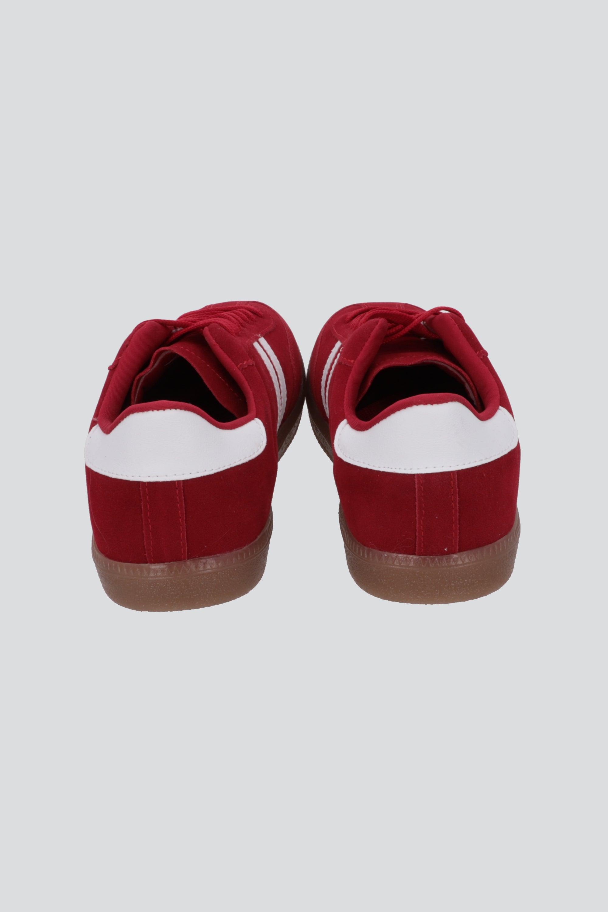 Tenis dos lineas durazno ROJO
