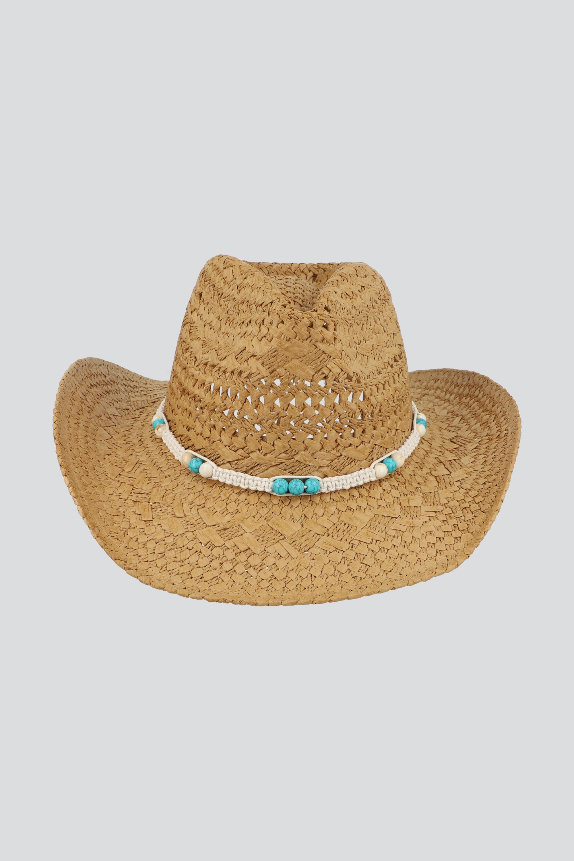 Sombrero calado conchas TAN