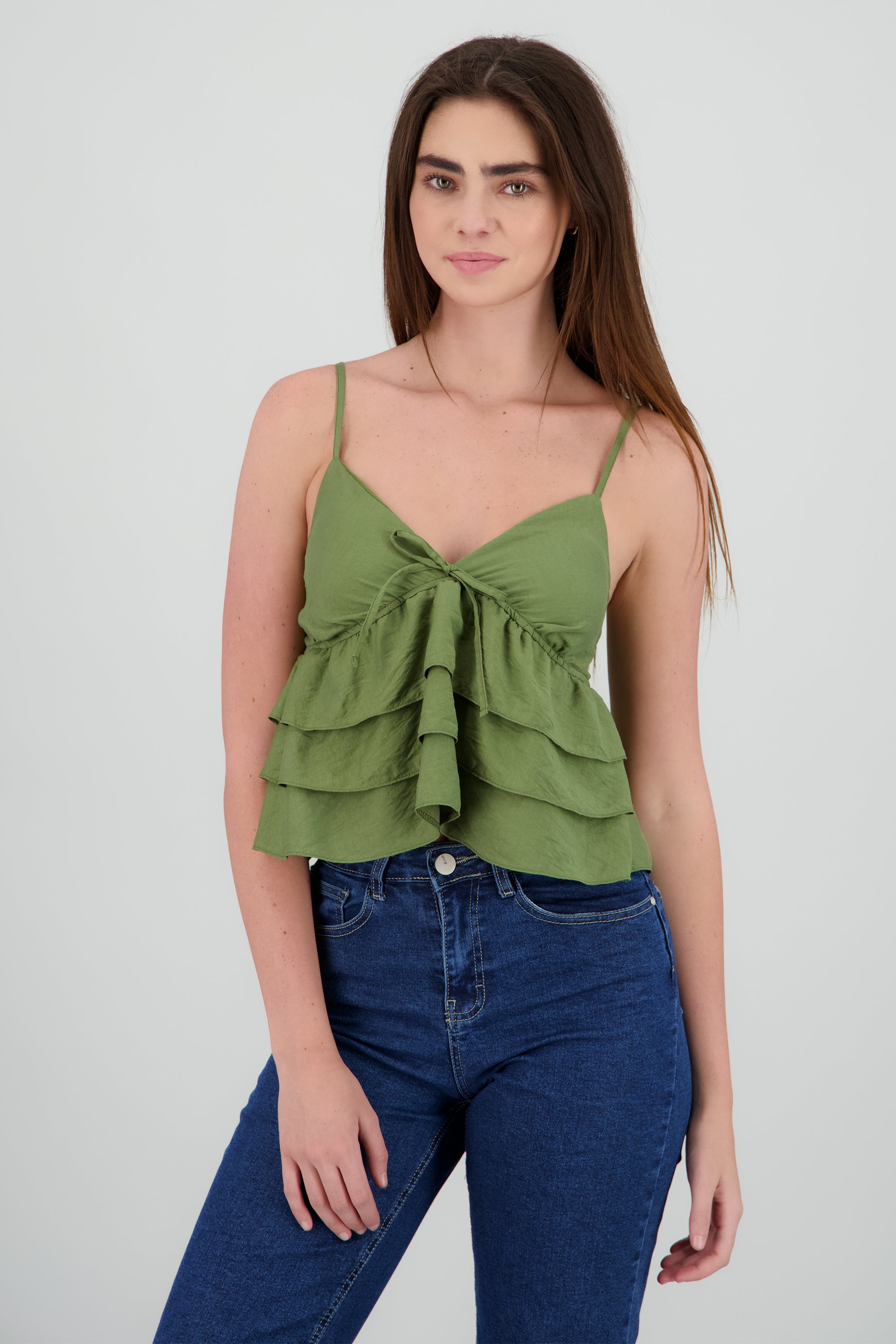 Top tirantes con olanes OLIVO