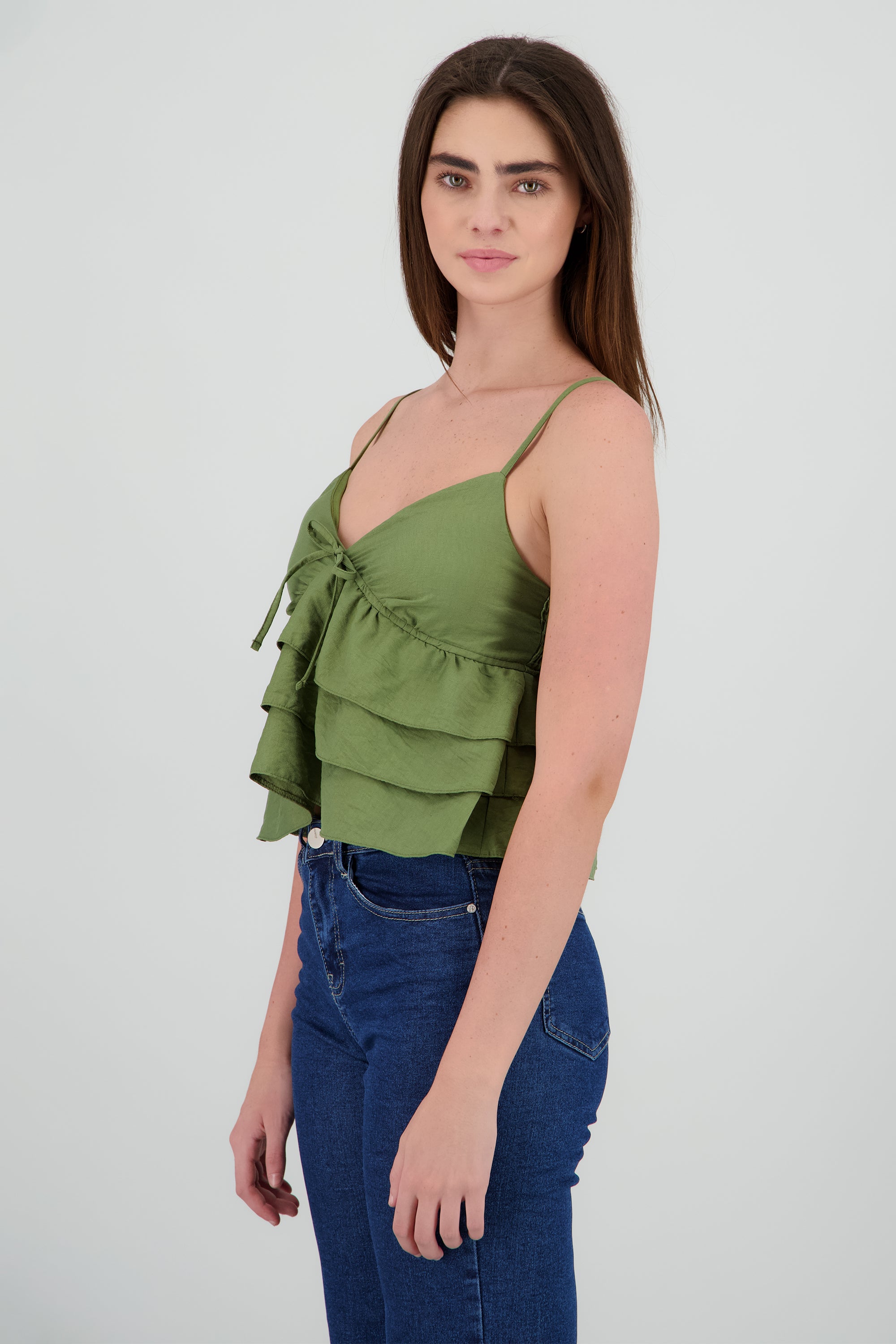 Top tirantes con olanes OLIVO