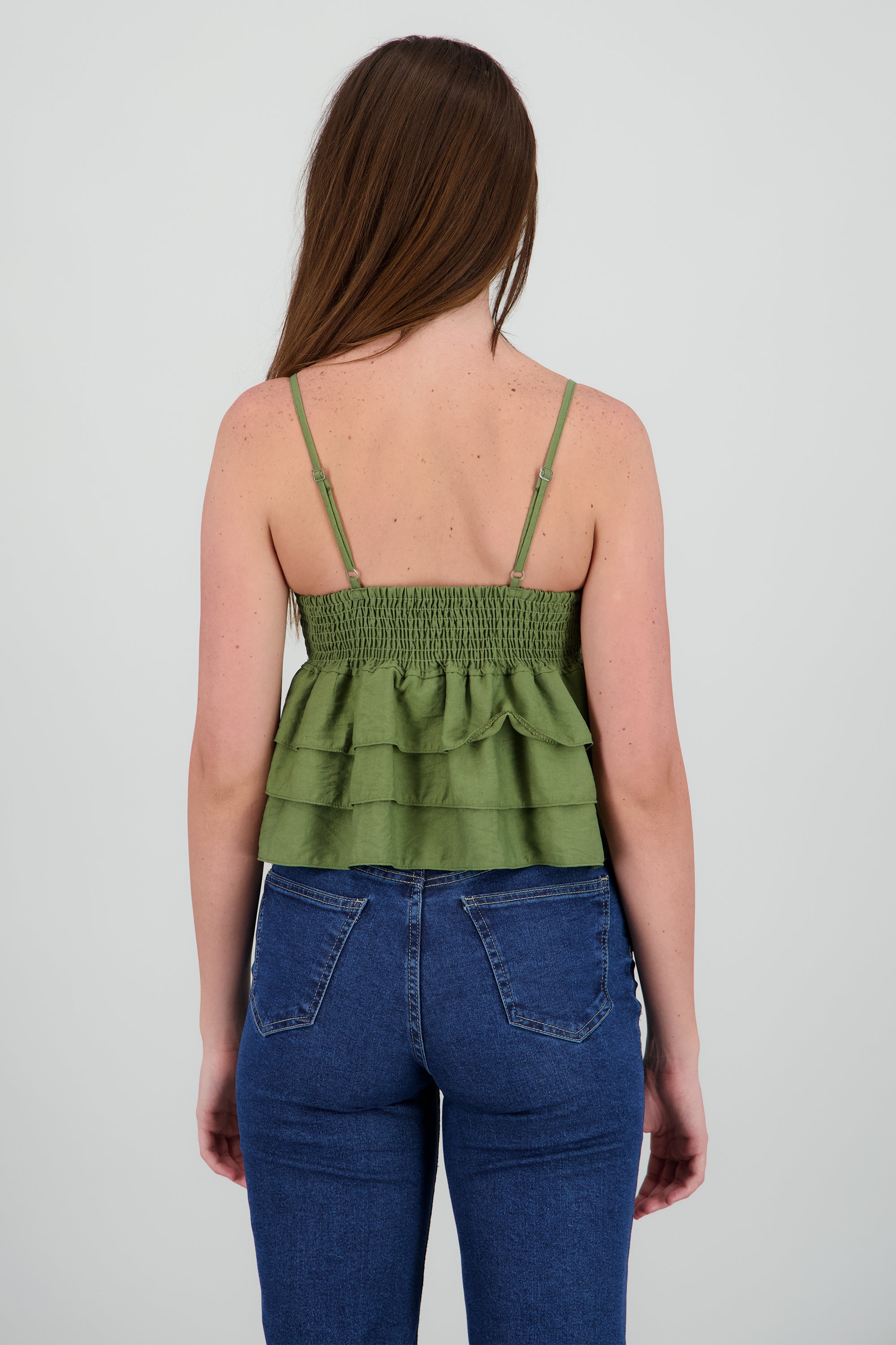 Top tirantes con olanes OLIVO