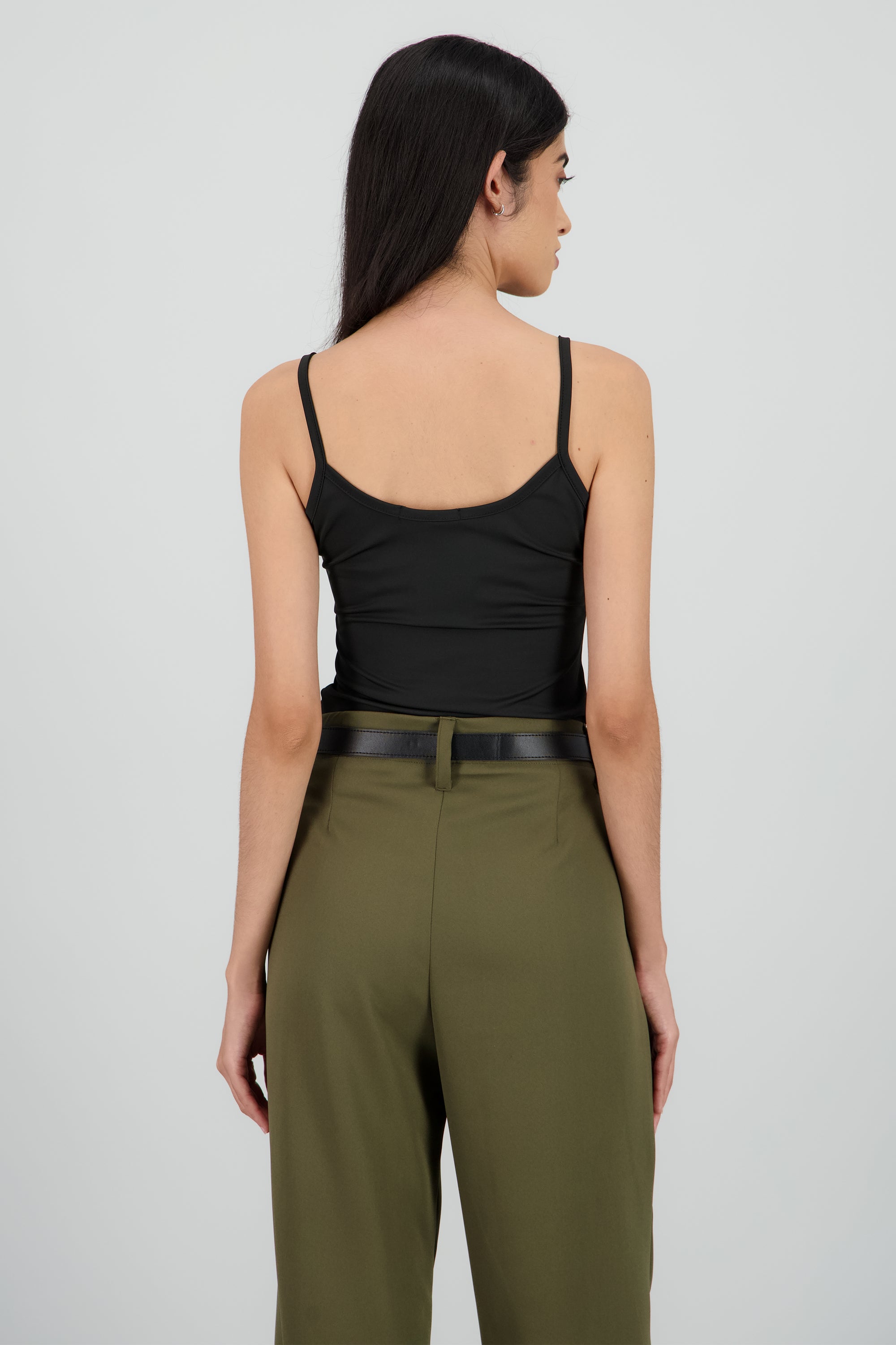 Top liso tirantes NEGRO