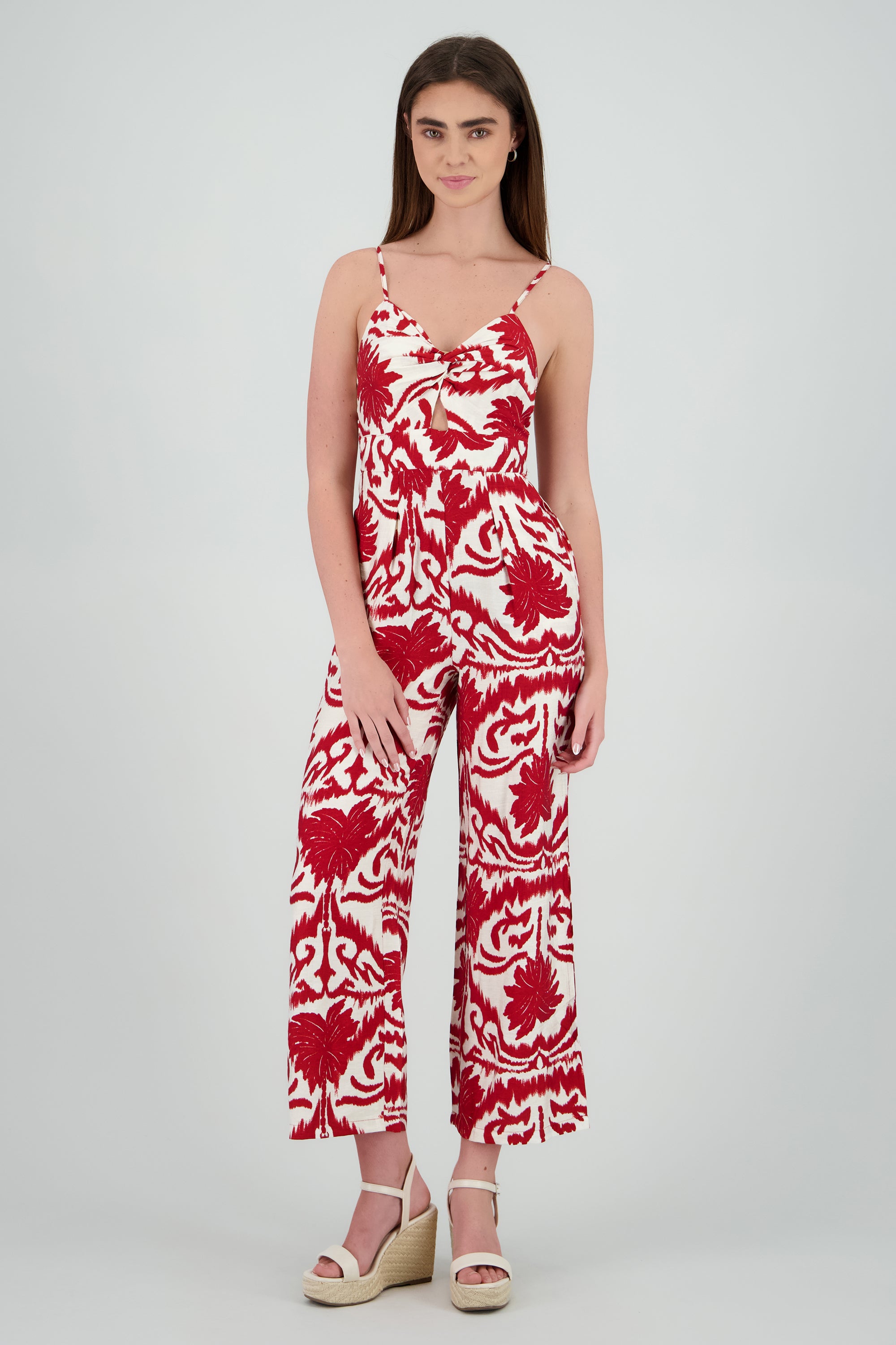 Jumpsuit estampado ROJO COMBO
