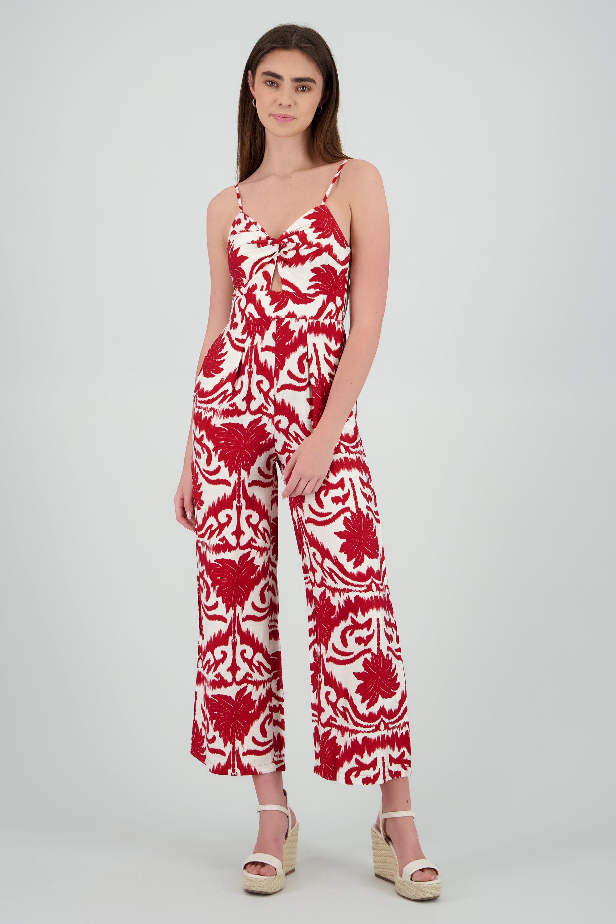 Jumpsuit estampado ROJO COMBO