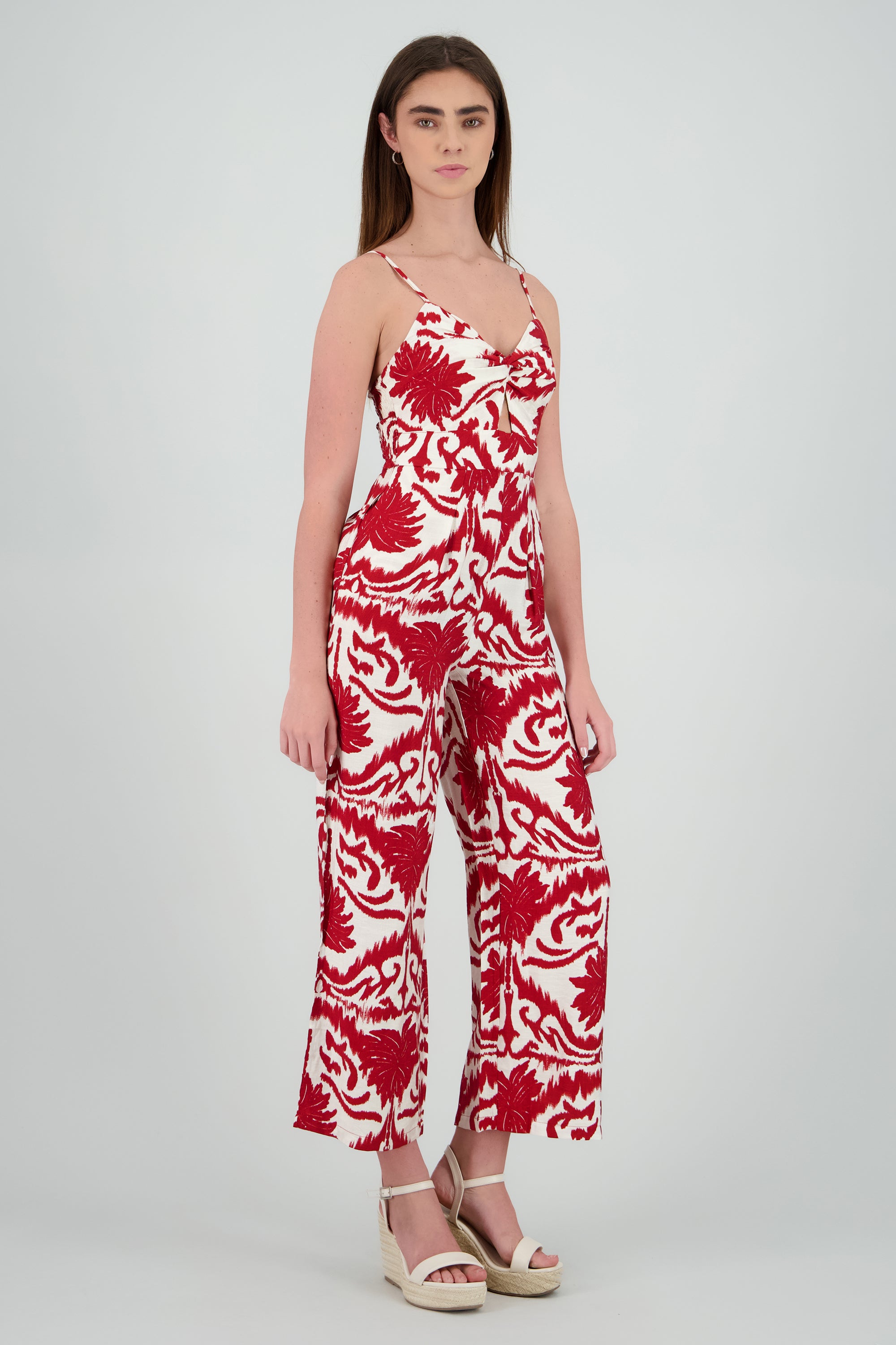 Jumpsuit estampado ROJO COMBO
