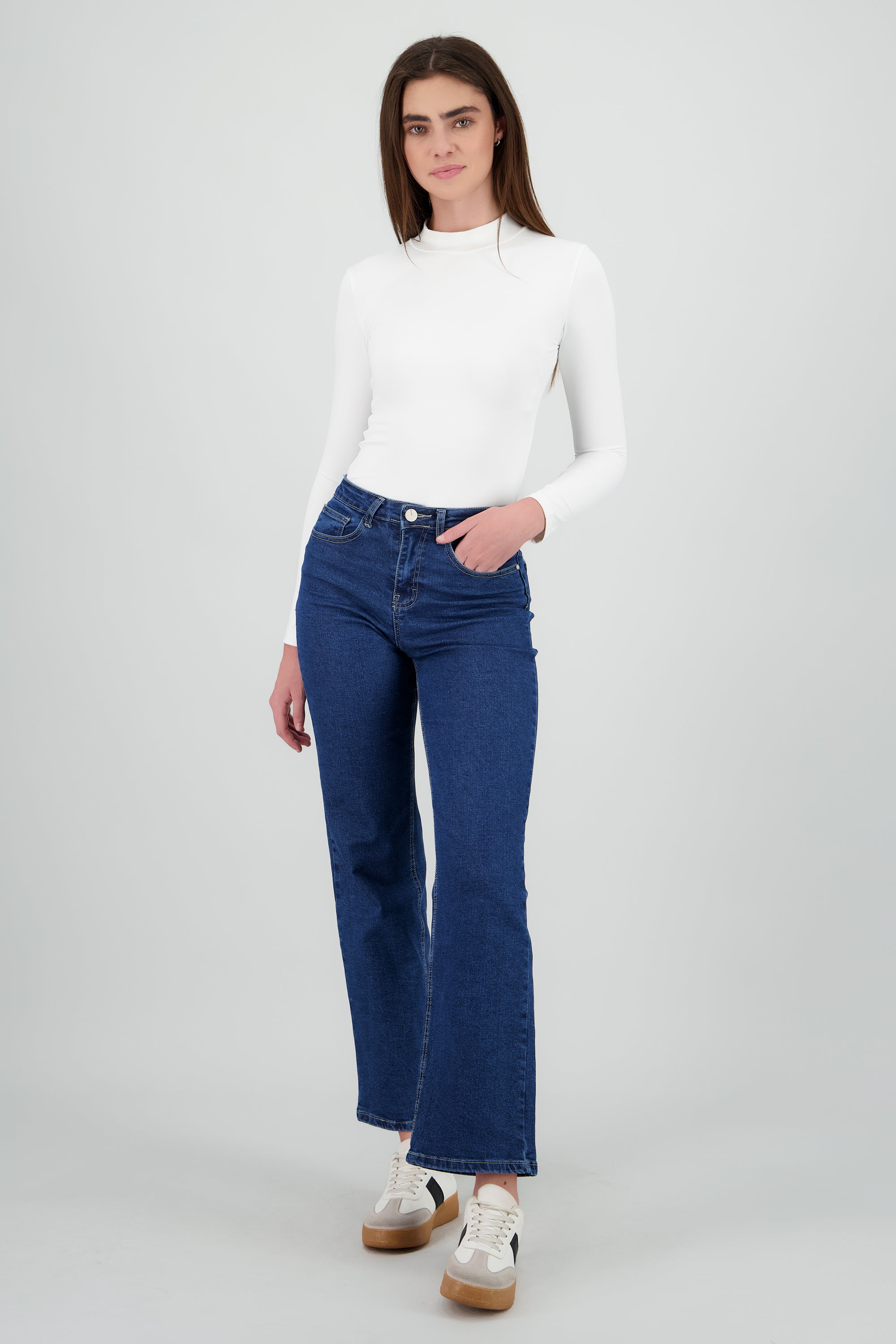 Jeans straight confort STONE MEDIO
