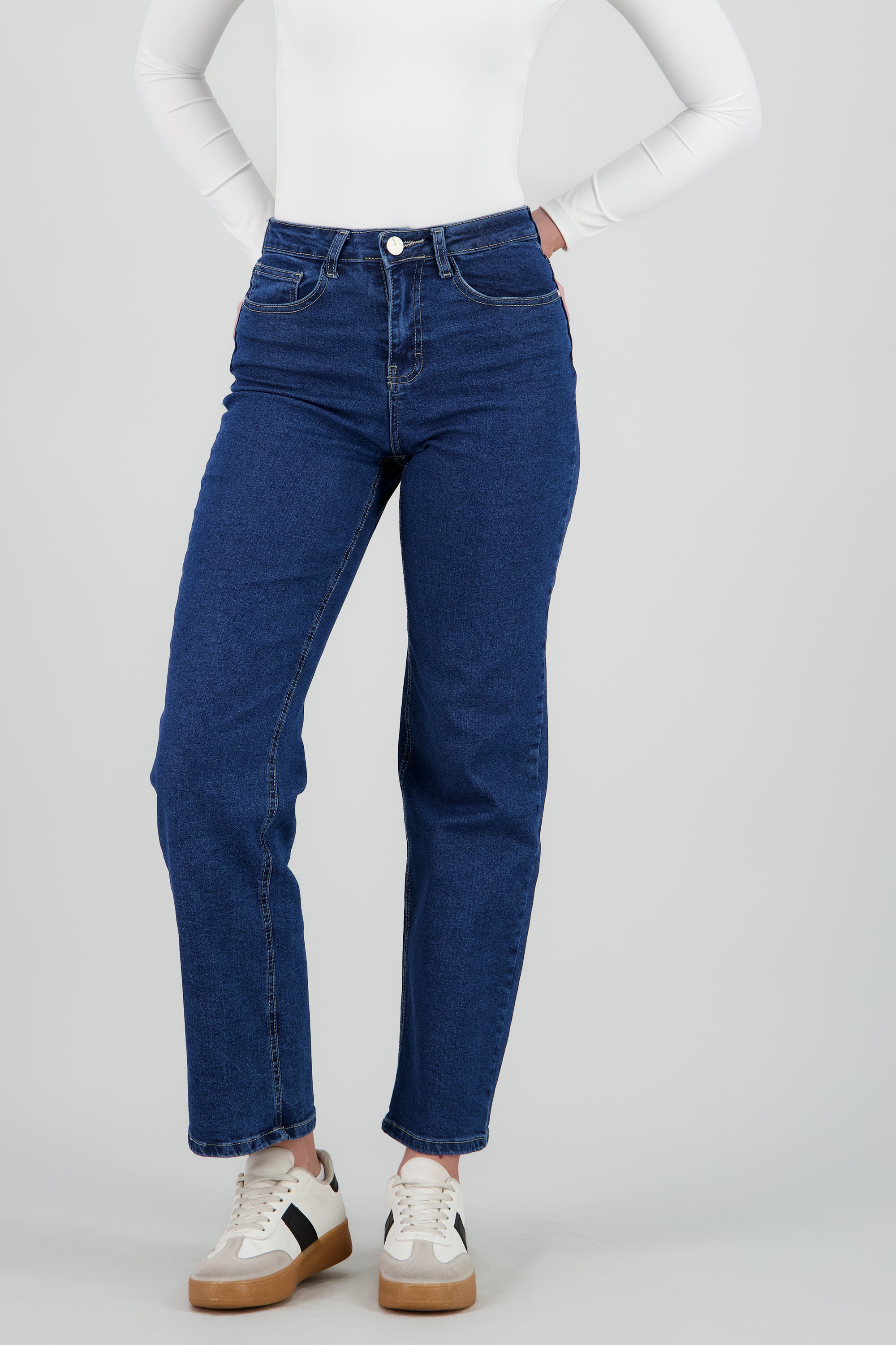 Jeans straight confort STONE MEDIO