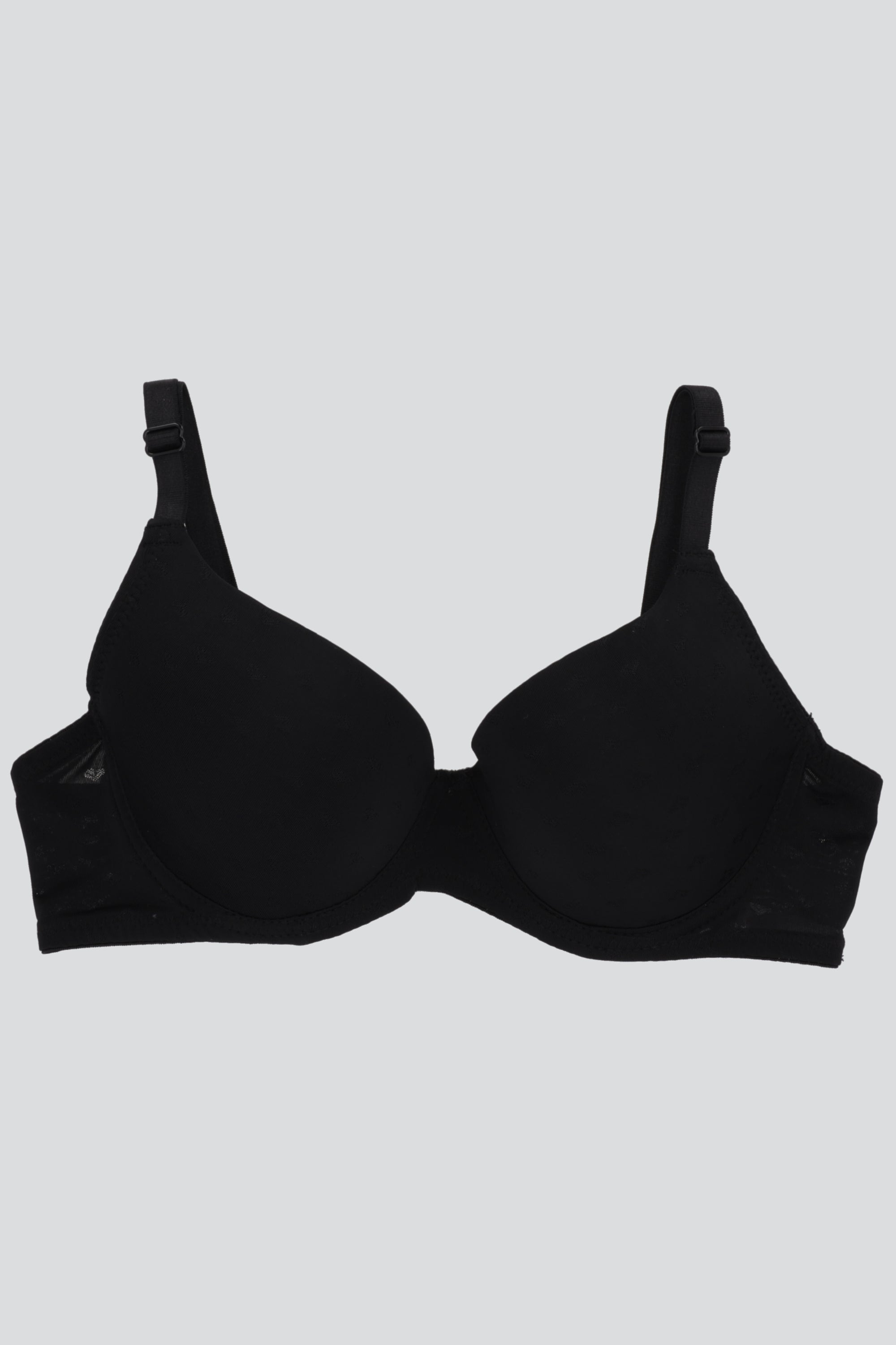 Bra calado corazones NEGRO