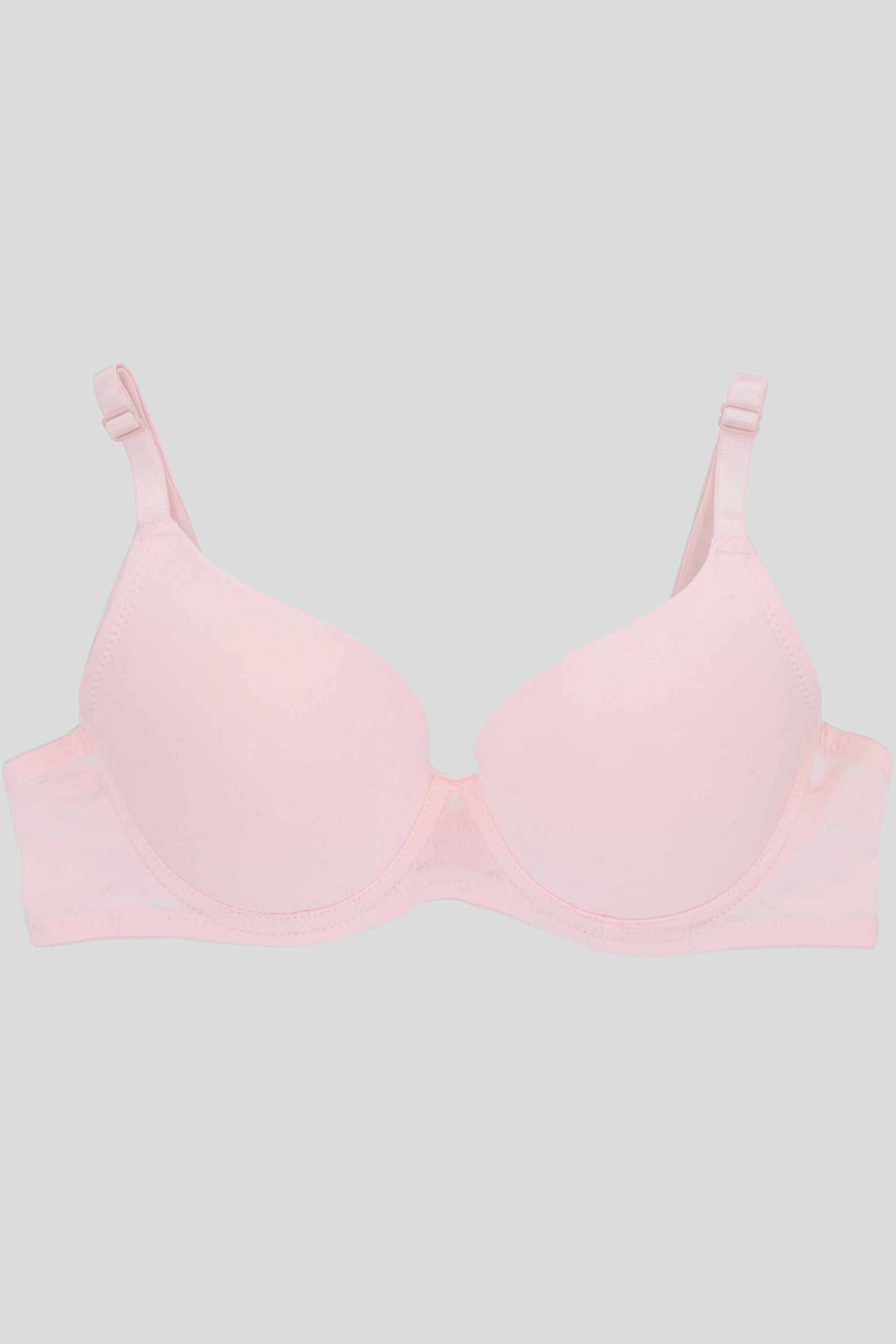 Bra calado corazones ROSA PASTEL