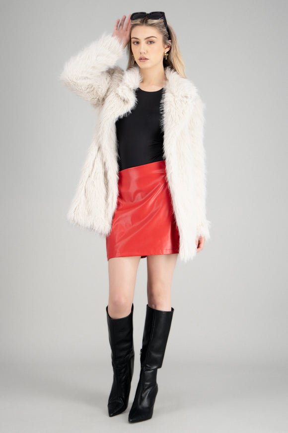 Bota alta slouchy suede