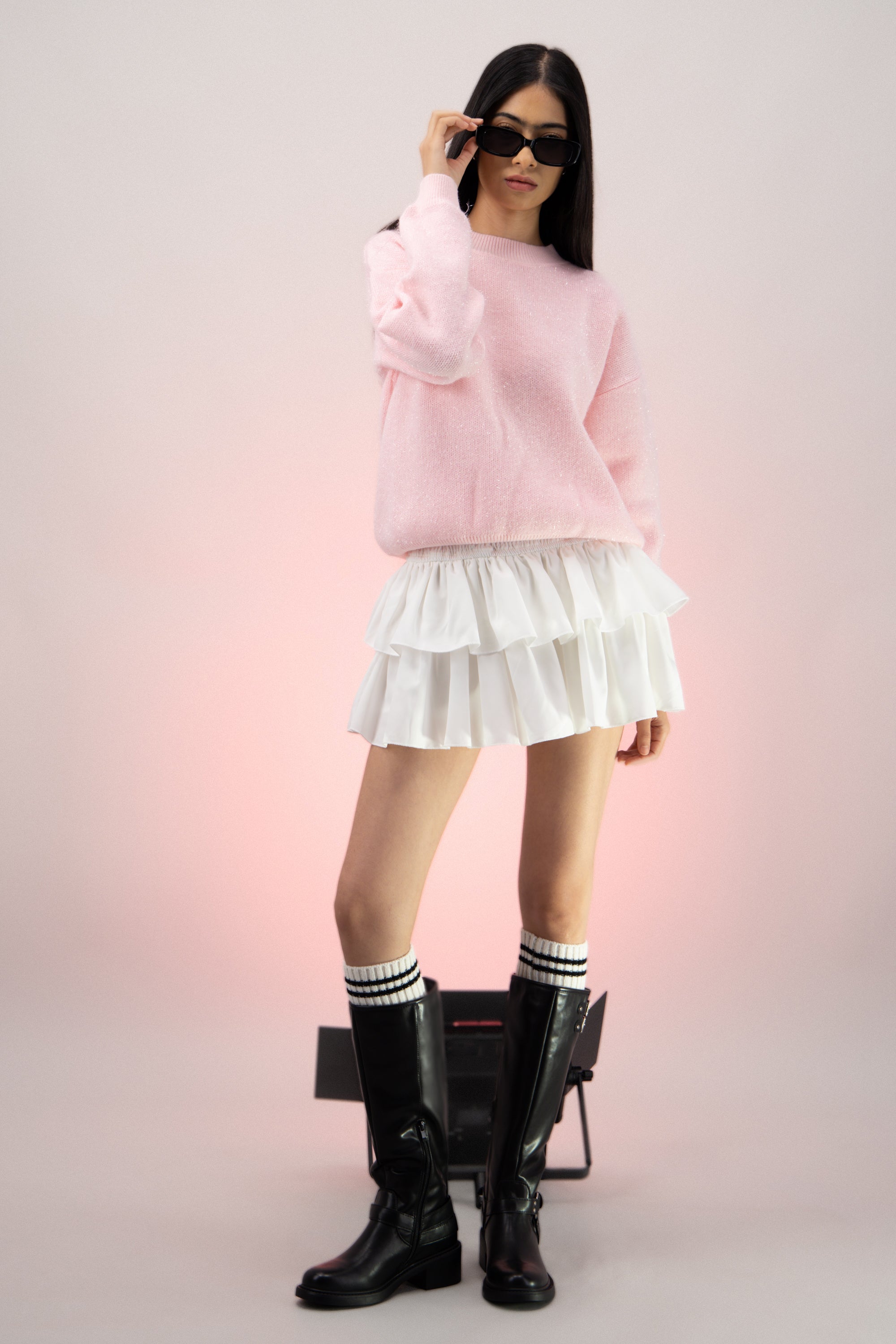 Bota vaquera print de vaca 100% piel CAFE