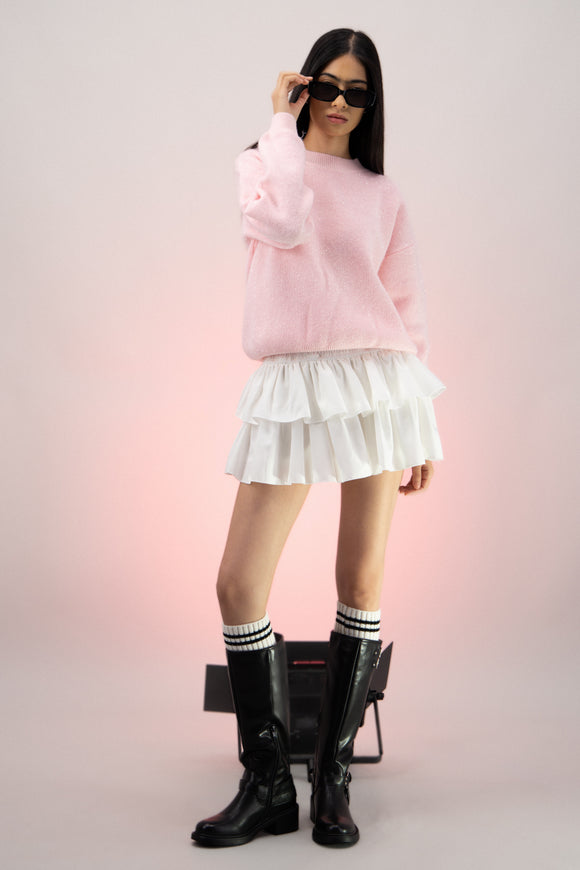 Bota vaquera print de vaca 100% piel